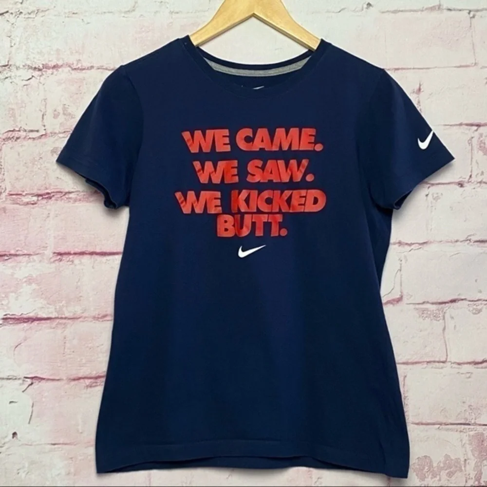 NIKE SLIM FIT Blue BabyTee Shirt